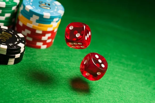 Live dealer at blackjack table
